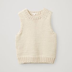 COS chunky knit vest